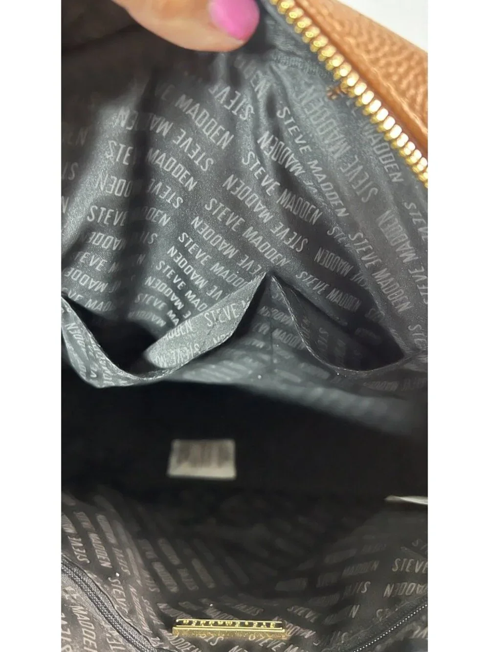 Steve Madden Logo tassel backpack purse, multipurpose, NWT